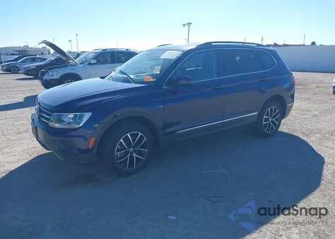 2021 Volkswagen Tiguan 2.0T Se/2.0T Se R-Line Black/2.0T Sel из США, поврежденный, VIN 3VV3B7AX2MM154953